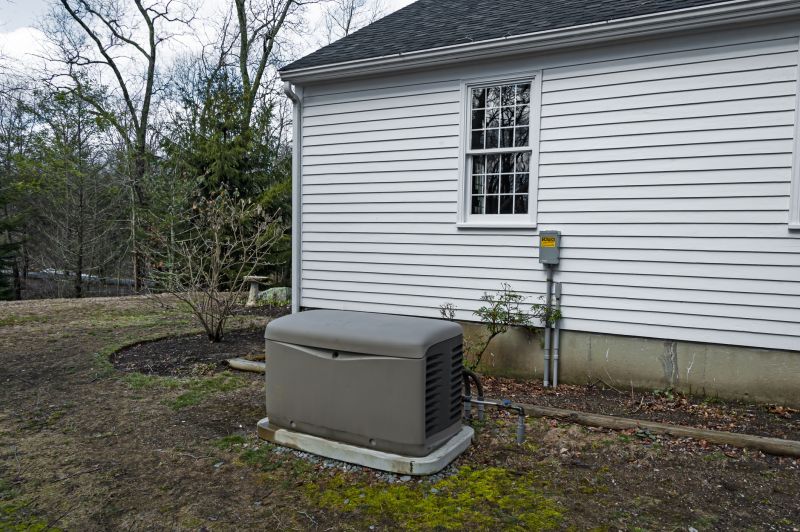 Generator Installed Near Residence